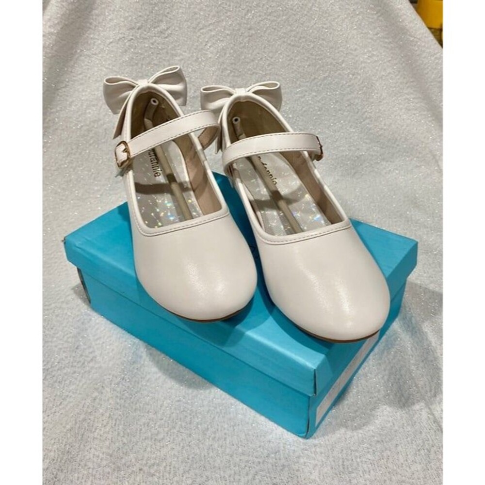 Dufannie Girls Dress Shoes Low Heel Princess Flats Mary Jane shoes